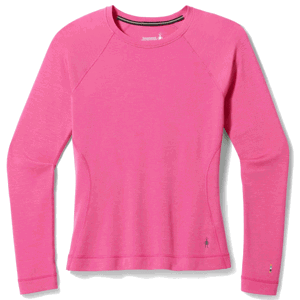 Smartwool W CLASSIC THERMAL MERINO BL CREW BOXED power pink Velikost: M spodní prádlo