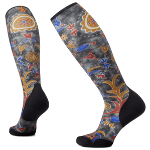 Smartwool W SKI TC ROYAL FLORAL PRINT OTC black Velikost: M ponožky