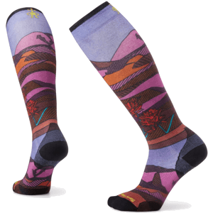 Smartwool W SKI ZC FLORAL FIELD PRINT OTC picante Velikost: M ponožky