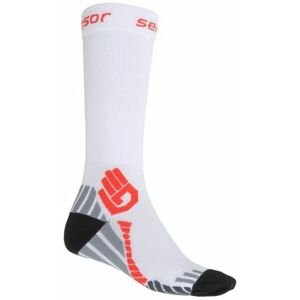 SENSOR PONOŽKY COMPRESS bílá Velikost: 6/8 ponožky