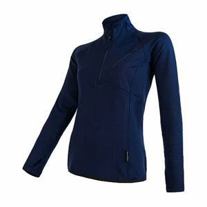 SENSOR TECNOSTRETCH dámská mikina kr.zip deep blue Velikost: XL