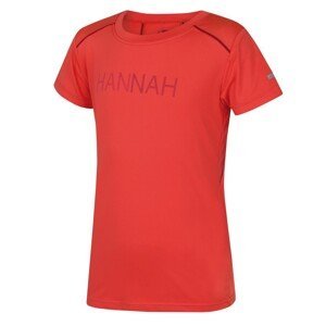 Hannah Tulma JR hot coral Velikost: 128 tričko - krátký rukáv