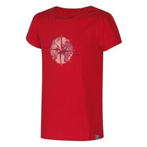 Hannah Pontela JR rouge red Velikost: 128 tričko - krátký rukáv