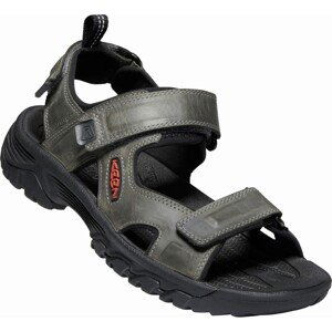 Keen TARGHEE III OPEN TOE SANDAL MEN grey/black Velikost: 41 pánské sandály