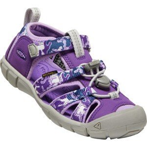 Keen SEACAMP II CNX CHILDREN camo/tillandsia purple Velikost: 25/26 dětské sandály