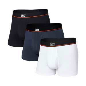 Saxx NONSTOP STR CTN TRUNK 3PK black/deep navy/white Velikost: M boxerky