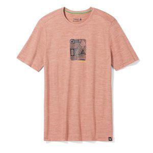 Smartwool MOUNTAIN BREEZE GRAPHIC SS TEE SLIM FIT copper heather Velikost: XL pánské tričko