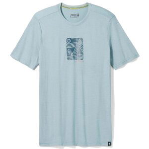 Smartwool MOUNTAIN BREEZE GRAPHICS TEE SLIM FIT lead Velikost: XXL tričko