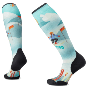 Smartwool W SKI TC SNOW BUNNY PRINT OTC capri Velikost: S ponožky