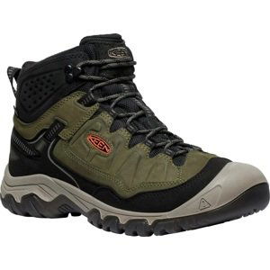 Keen TARGHEE IV MID WP MEN dark olive/gold flame Velikost: 43 pánské boty