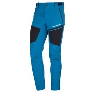 Northfinder RICKIE ink blue black NO-3926OR-630 pánské softshellové kalhoty pružné Velikost: 2XL kalhoty