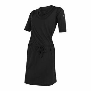 SENSOR MERINO ACTIVE dámské šaty černá Velikost: L