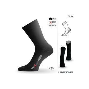 Lasting CXL 900 černá trekingová ponožka Velikost: (42-45) L ponožky