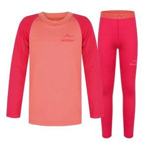 Husky Dětské termoprádlo Active winter Tombo light orange/pink Velikost: 122 spodní prádlo