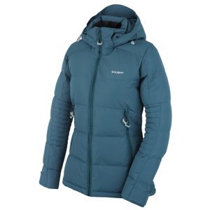 Husky Dámská plněná zimní bunda Norel L dark mint Velikost: XL dámská bunda