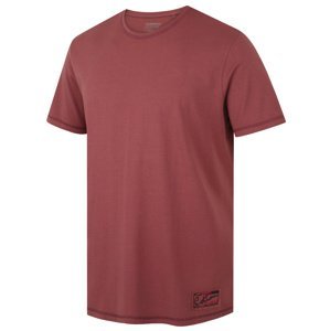 Husky Pánské bavlněné triko Tee Base M dark bordo Velikost: L pánské tričko s krátkým rukávem