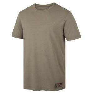 Husky Pánské bavlněné triko Tee Base M dark khaki Velikost: M pánské tričko s krátkým rukávem