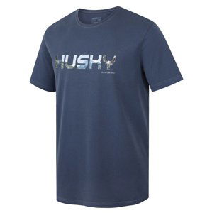 Husky Pánské bavlněné triko Tee Wild M dark blue Velikost: XXXL pánské tričko s krátkým rukávem