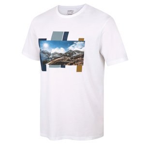 Husky Pánské bavlněné triko Tee Skyline M white Velikost: L pánské tričko s krátkým rukávem