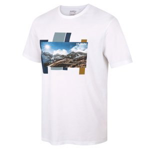 Husky Pánské bavlněné triko Tee Skyline M white Velikost: M pánské tričko s krátkým rukávem