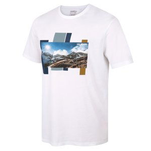 Husky Pánské bavlněné triko Tee Skyline M white Velikost: S pánské tričko s krátkým rukávem