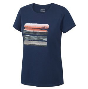 Husky Dámské bavlněné triko Tee Vane L dark blue Velikost: XXL dámské tričko s krátkým rukávem