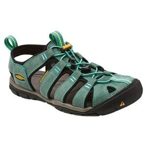Keen CLEARWATER CNX LEATHER WOMEN mineral blue/yellow Velikost: 36 dámské sandály