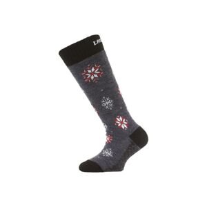 Lasting dětské merino lyžařské ponožky SJA modré Velikost: (24-28) XXS ponožky