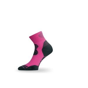 Lasting TKI 318 růžová trekingová ponožka Velikost: (38-41) M ponožky
