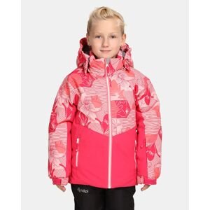Kilpi SAMARA-JG Růžová Velikost: 122 dívčí lyžařská bunda
