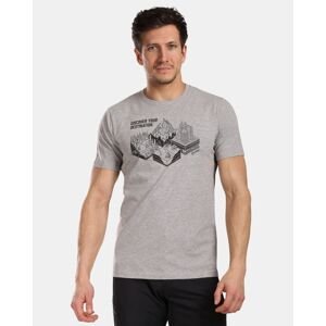 Kilpi GAROVE-M Světle šedá Velikost: XL pánské tričko s krátkým rukávem