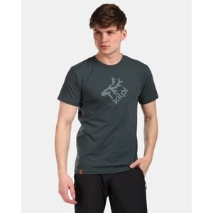 Kilpi DISCOVER-M Tmavě zelená Velikost: L pánské tričko s krátkým rukávem