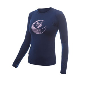 SENSOR MERINO ACTIVE PT FOX dámské triko dl.rukáv deep blue Velikost: M dámské triko