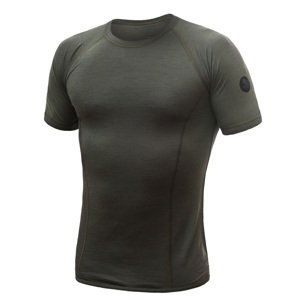 SENSOR MERINO AIR pánské triko kr.rukáv olive green Velikost: M pánské tričko s krátkým rukávem