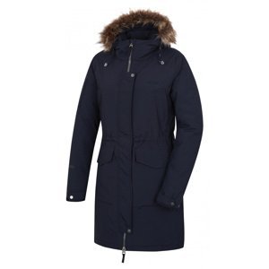 Husky Dámský zimní kabát Nelidas L černomodrá Velikost: XL