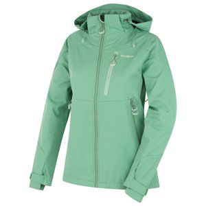 Husky Dámská softshell bunda Sauri L zelená Velikost: XL