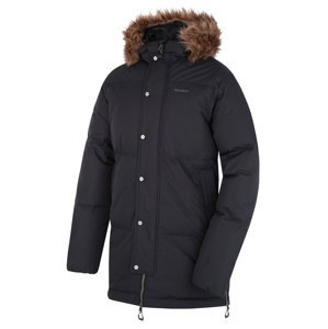 Husky Pánský péřový kabát Downbag M black Velikost: L pánský kabát