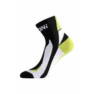 Lasting BS40 963 černá cyklo ponožky Velikost: (34-37) S ponožky