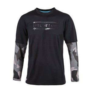 Fresh Trash Men´s Escape Merino Long Sleeve tee black/camo Velikost: XXL pánské triko