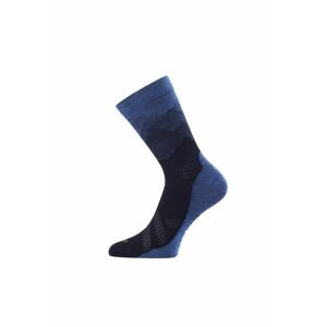 Lasting merino ponožky FWR modré Velikost: (42-45) L