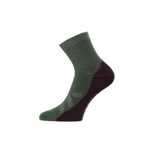 Lasting merino ponožky FWT zelené Velikost: (46-49) XL