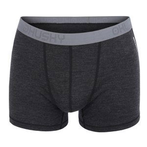 Husky Merino termoprádlo Boxerky pánské black Velikost: XL spodní prádlo