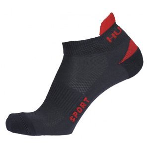 Husky Ponožky   Sport antracit/červená Velikost: M (36-40) ponožky