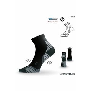 Lasting ITL 908 černá terkingová ponožka Velikost: (42-45) L ponožky