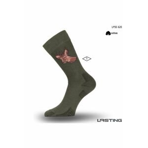 Lasting Ponožka LFSS 620 zelená Velikost: (42-45) L ponožky