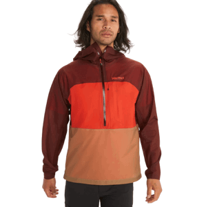 Marmot Men's Bantamweight Anorak whiskey brown/red sun Velikost: L pánská bunda