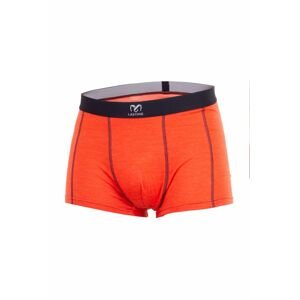 Lasting pánské merino boxerky NOKO oranžové Velikost: XL pánské boxerky
