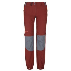 Kilpi Hosio-w tmavě červená Velikost: 40S dámské kalhoty
