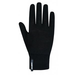 Husky Unisex merino rukavice Merglov černá Velikost: M
