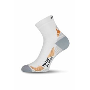 Lasting RTF 001 bílé běžecké ponožky Velikost: (34-37) S ponožky